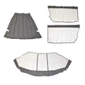 Tracker Boat Aft Curtain with Bow Cover 331385 - Gray Dowco (set of 4)