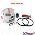 STONEDER 40mm Piston 10mm Pin for 2 Stroke 47cc Engine Pocket Dirt Bike