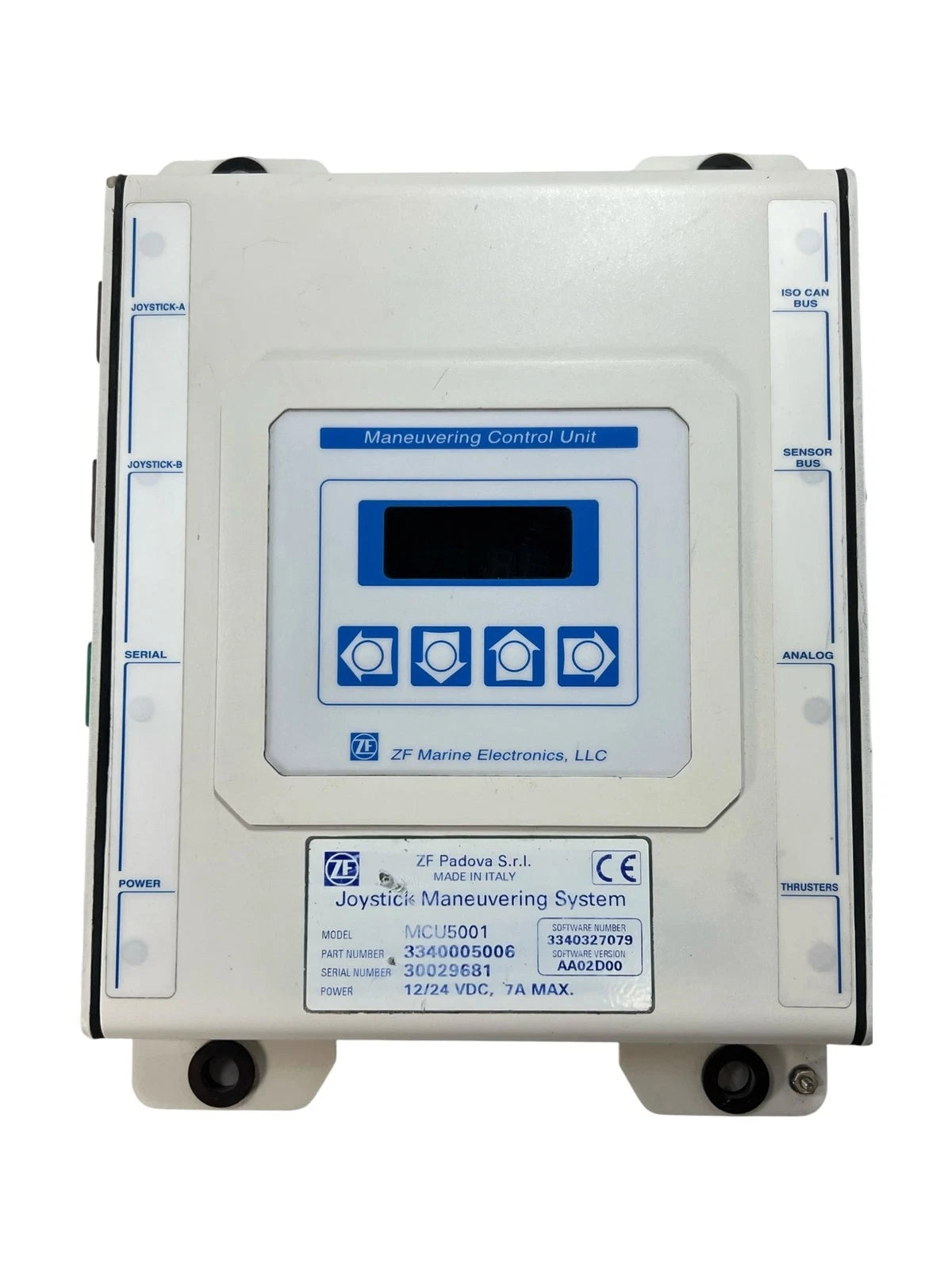 ZF Marine MCU5001, Control Unit for Maneuvering - Joystick, 12/24VDC, (see Info)