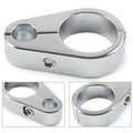 Motor Alu Brake Clutch Cable Wire Clamp Clip for Harley 1'' Handlebar US