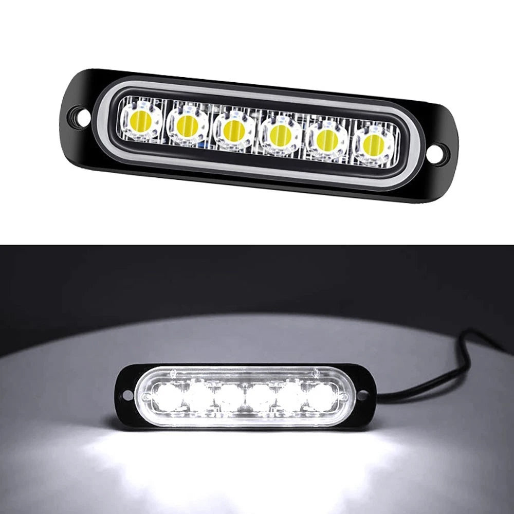 12V 24V DC for Ultra Thin 6 LED Side Light Suitable for Motorcycles and Trucks