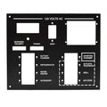 Sea Ray Boat Blank Battery Panel 85170156 - 9 X 7 1/4 Inch Aluminum