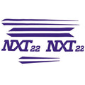 MasterCraft Boat Decals 7501610 - 2015 NXT22 Purple Rush (8 PC Kit)