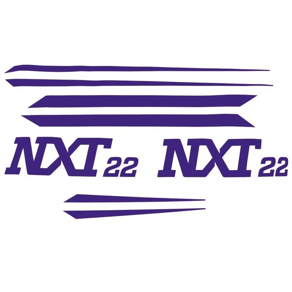 MasterCraft Boat Decals 7501610 - 2015 NXT22 Purple Rush (8 PC Kit)