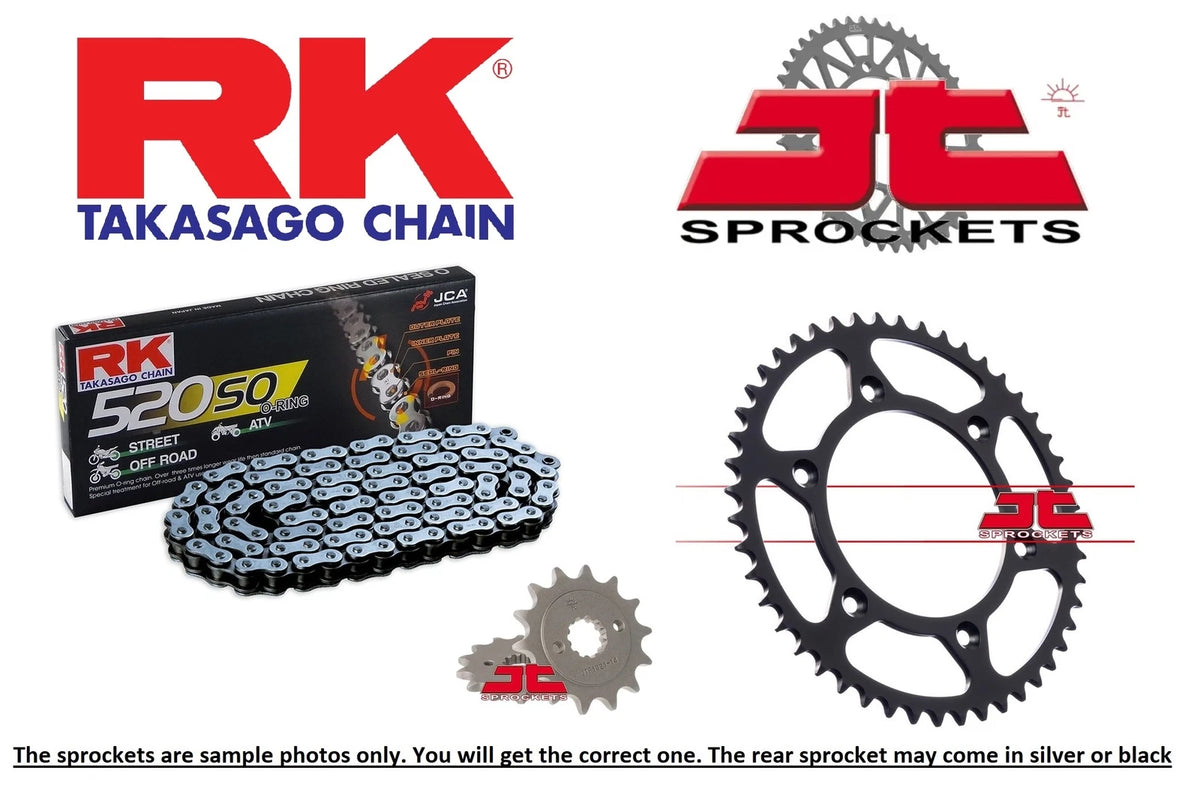RK Chain and JT Sprockets for KTM 125 RC 20