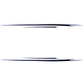 Larson Boat Graphic Decals 8634-5160-03 - Dark Blue (set of 4)