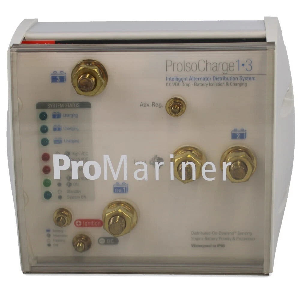 ProMariner Boat Battery Isolator 23246 - Pro-Iso 100A 3 Bank