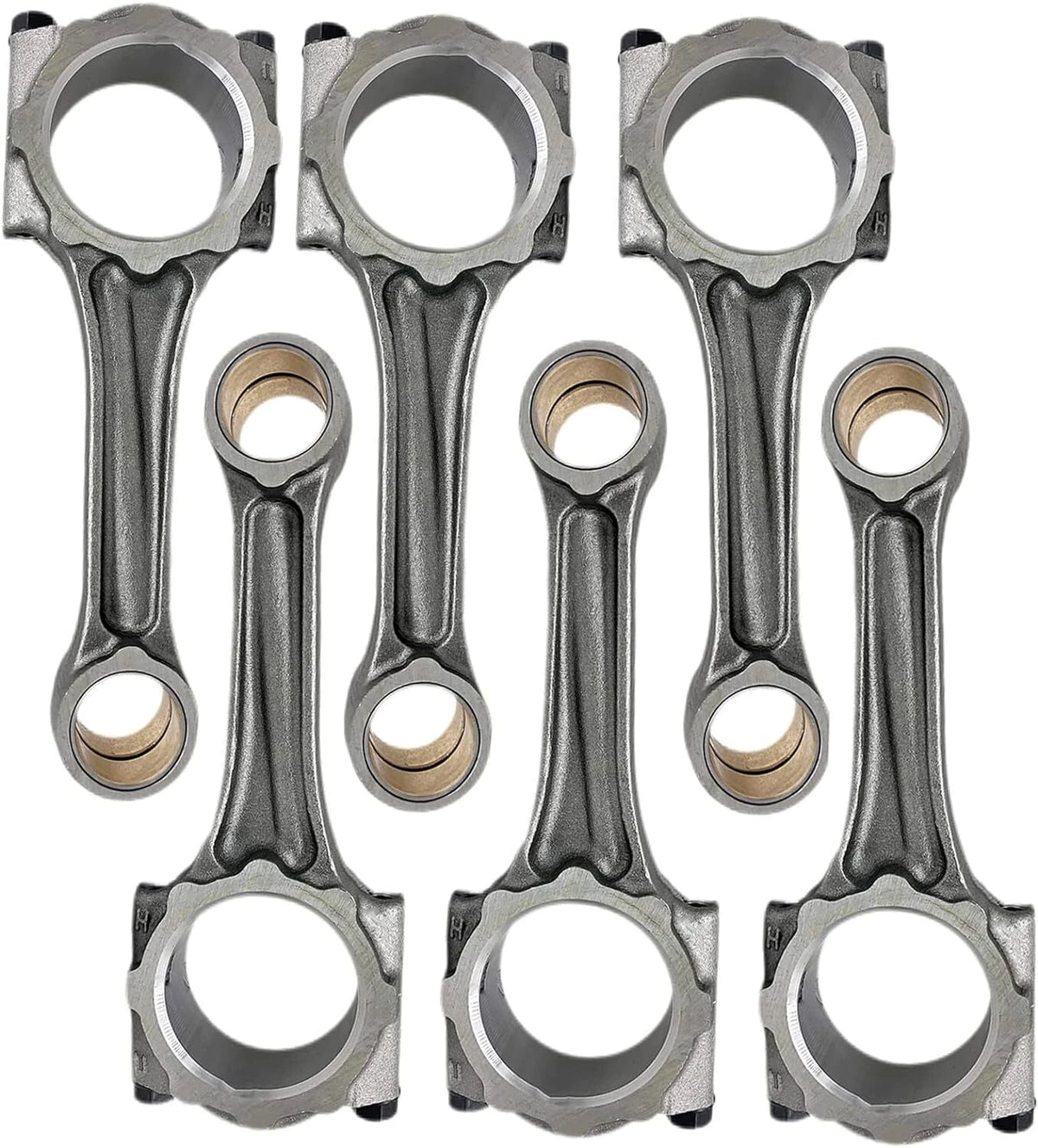 6X Connecting Rod 1C01022018 for Kubota V3300 V3300T Engine