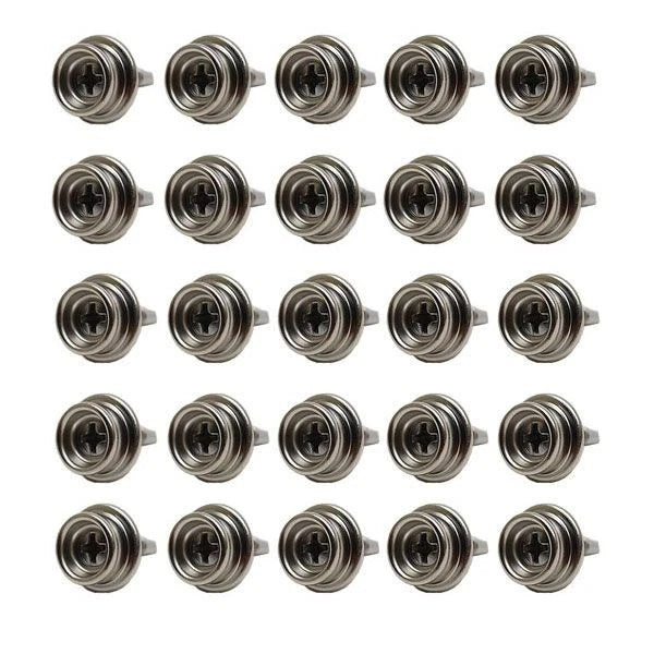 Fasnap Boat Male Screws BNSS705916 - Self Tapping 1/2 Inch SS (25PC)