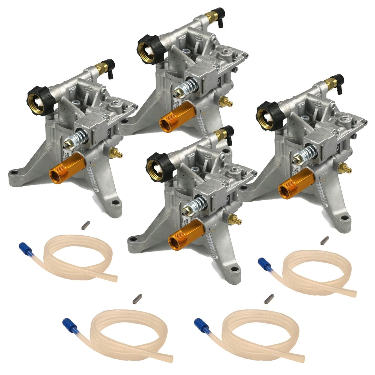 (4-Pack) 7/8" Shaft 2800 PSI PRESSURE WASHER PUMP Himore 308653052, PWV(R)27/2.3
