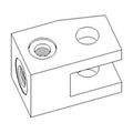 103924A1 Cylinder End Clevis Fits Case IH Tractor Models C50 C60 C70
