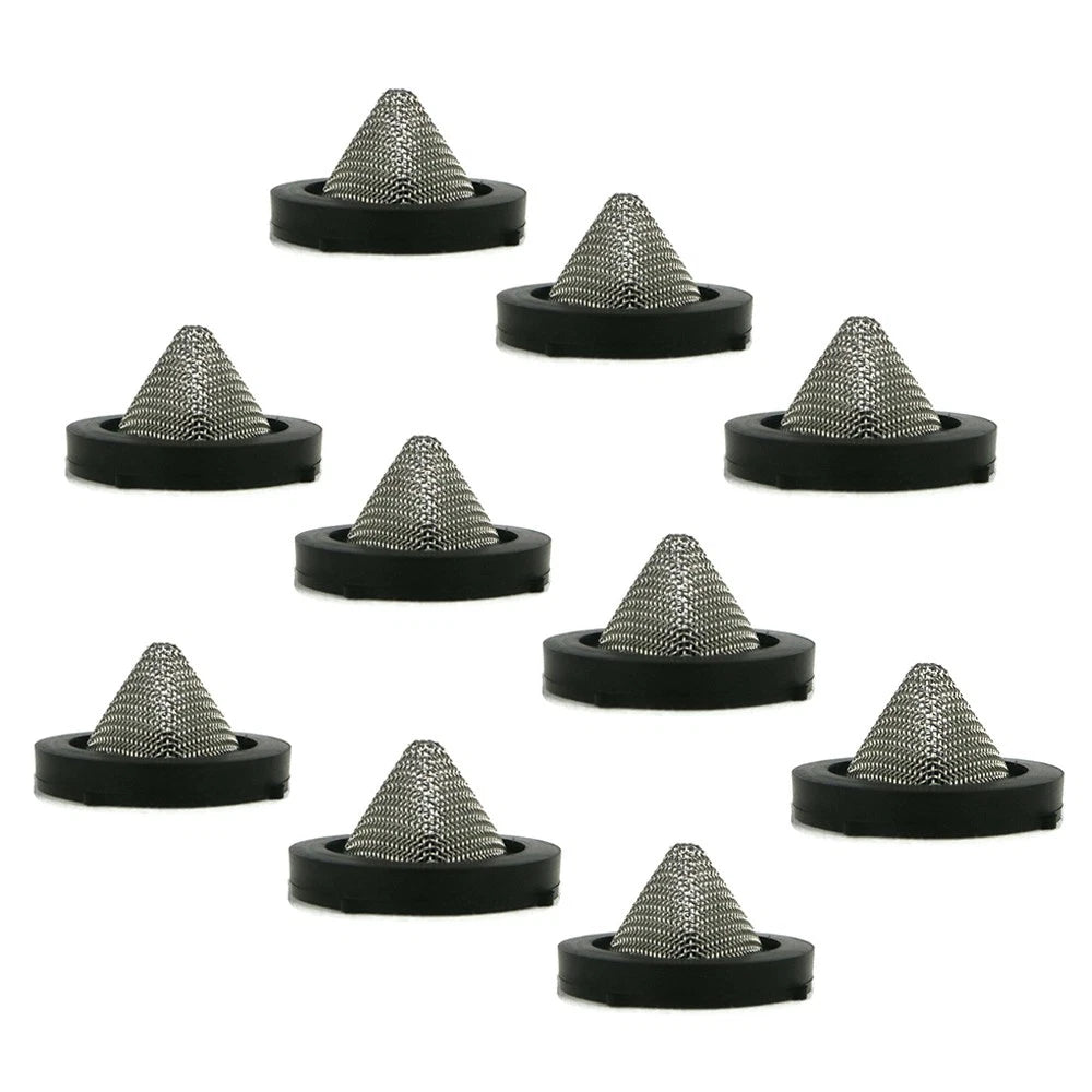 10-Pack - Hose Washers with Screen Filter for Pressure Washer Inlet Tube