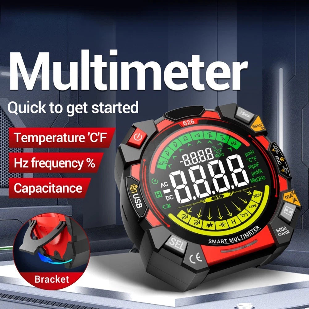 Advanced 626 Multimeter with High Sensitivity for Voltage and Current Detection