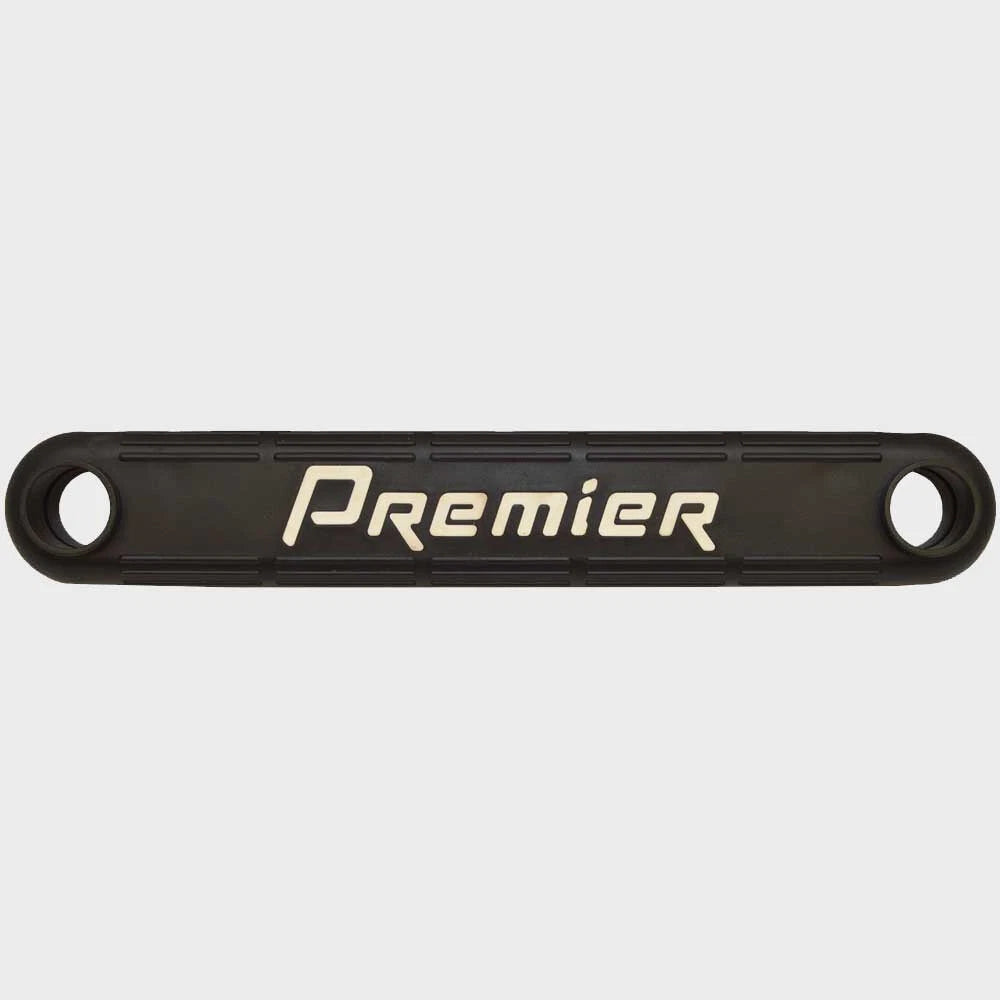 Premier Pontoon Logo Boat Ladder Step - Black - White 15 3/4 Inch