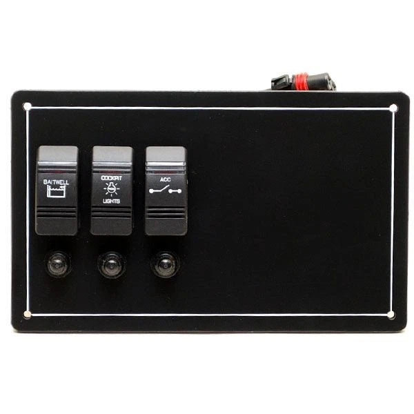 Tracker Boat Switch Panel 122170 - 5 1/4 X 8 3/4 Inch Plastic