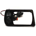 Lowe Boat Blank Radio Panel 2280207 - 9 1/8 X 5 Inch Black Silver