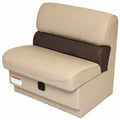 SunCatcher Pontoon Boat Bench Seat Couch 73290775 - Beige Brown