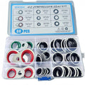 60Pcs 9 Size Air Conditioning System Compressor Gasket Seals Washer Replacement