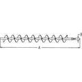144021A2 Lower Return Auger Fits Case-IH Combine Models 2144 2166 +