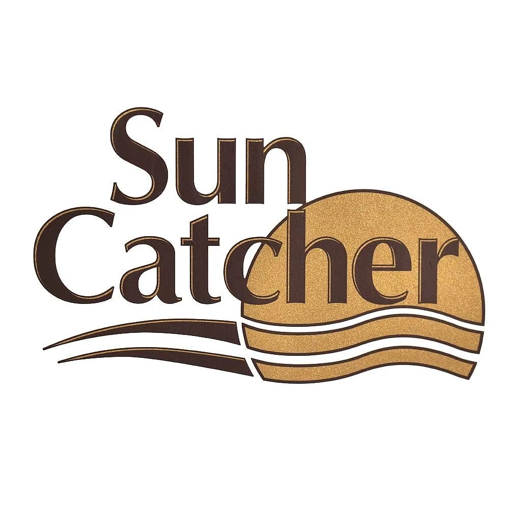 SunCatcher Boat Decal 73404675 - 14 X 8 5/8 Inch Brown Gold