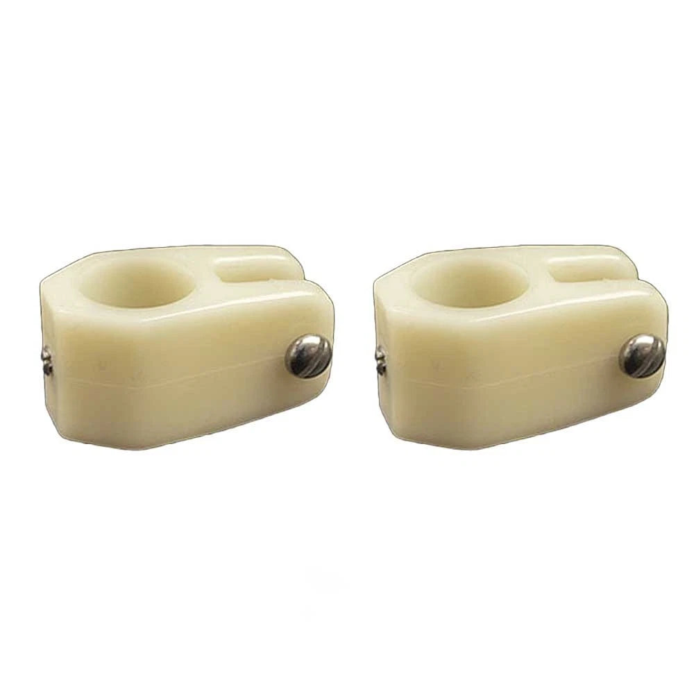 Boat Bimini Jaw Slides - Off White 7/8 Inch Nylon (pair)