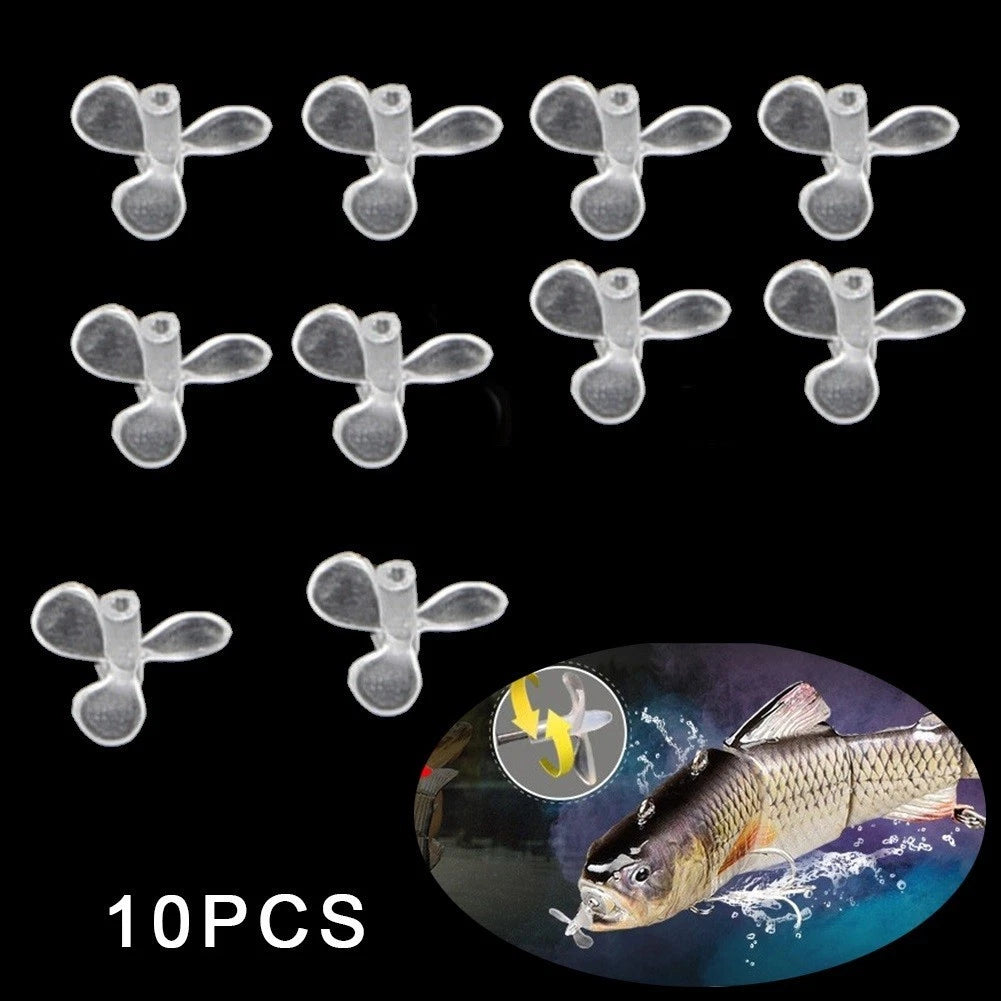 Waterproof Bait Propeller 10pcs for Electric Lure Swimbait Multi-section