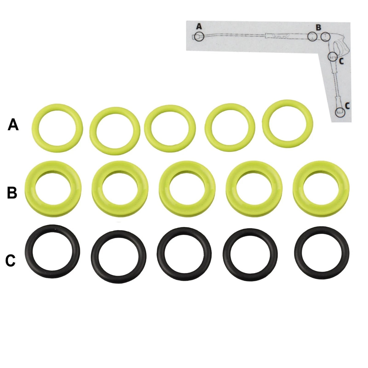 Silicone Seal for Karcher EasyForce 2.880-001.0 Accessories Pressure Washers
