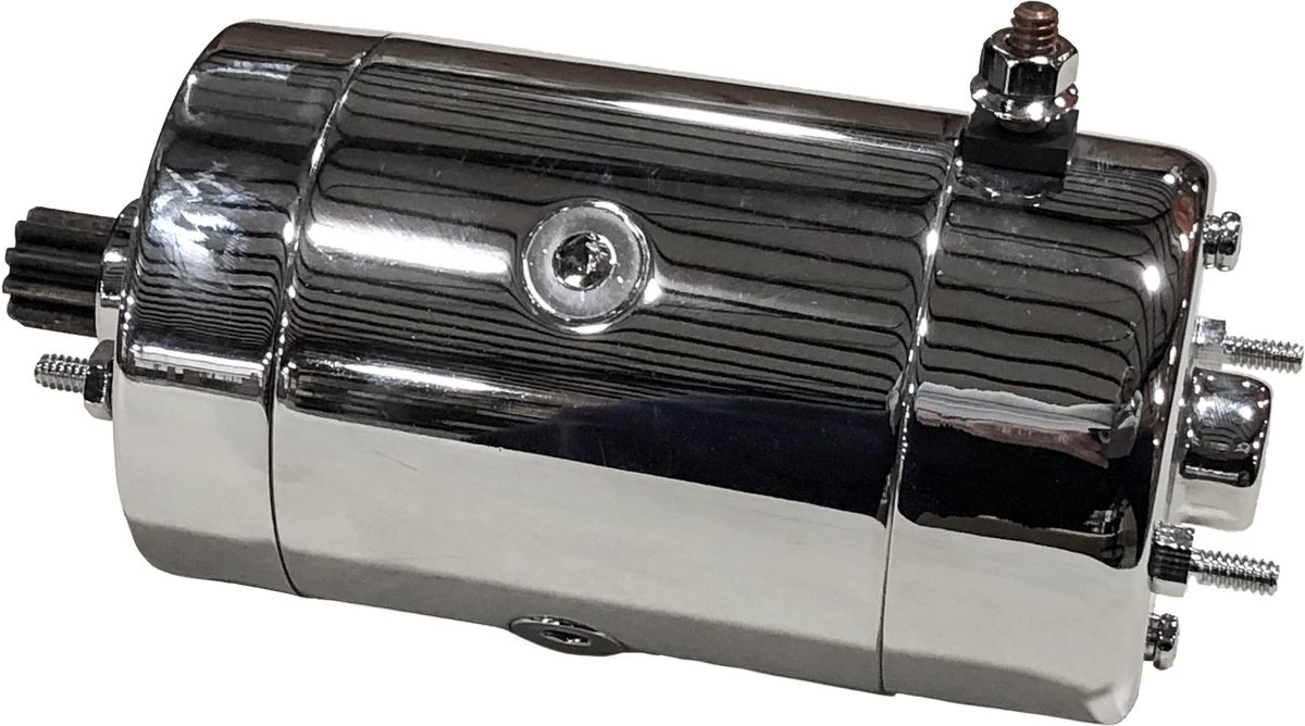 HARDDRIVE Starter Motor for Harley-Davidso N FLHTC FXR FXE 74-88 – Chrome Finish