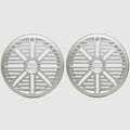 ASA Electronics Boat Speaker Grille RG65HGS - 6 1/2 Inch Silver (pair)