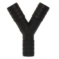 TH Marine Boat Wye Fitting Y-750-DP - 3 Way Y 3/4 Inch Barbed Black