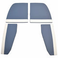 Ranger Boat Bow Seat Cushions - 2360 Bay Blue White (set of 4)