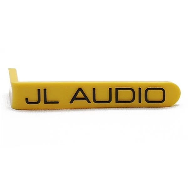 JL Audio Boat Speaker Badge 104675R - 2 Inch Yellow Right