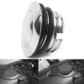 Left Hand Thread Fuel Tank Gas Cap Cover Fit Harley 1982-2017 Motorcycle Chrome