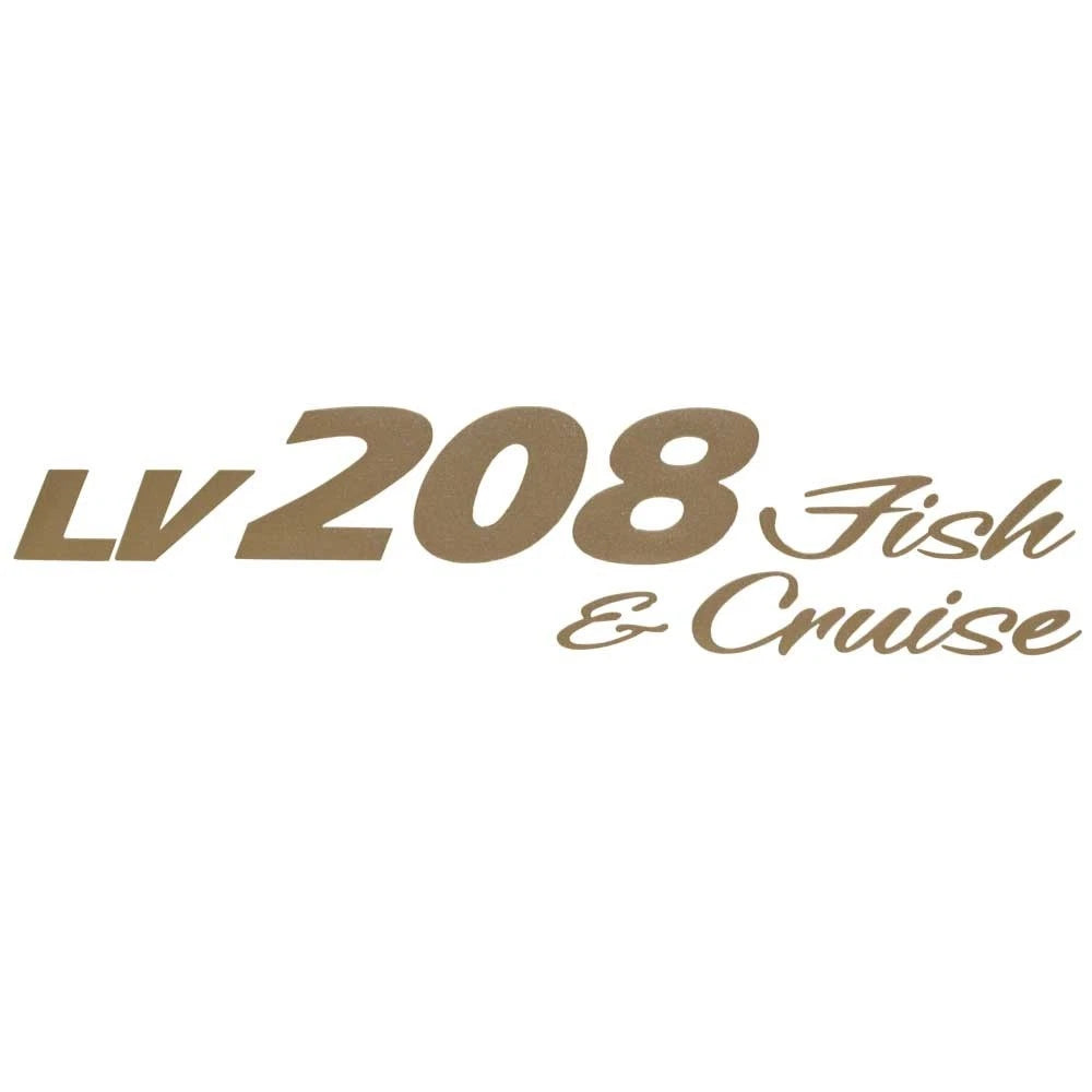 G3 Boat Model Decal 73404877 - LV 208 Fish and Cruise Gold Sticker