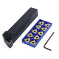 MWLNR2525M08 25mm Lathe Turning Tool Holder &10X WNMG080404 Inserts + for 2