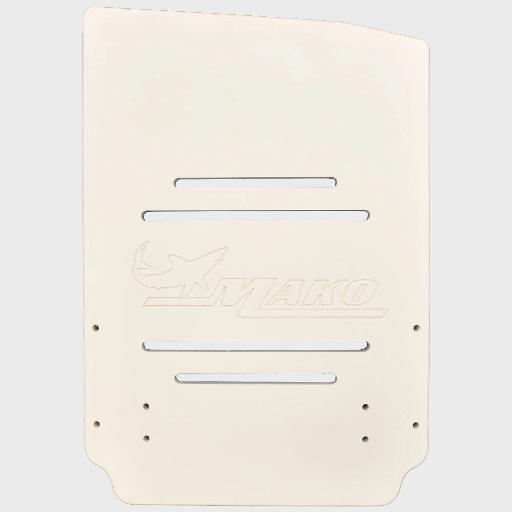 Mako Boat Backing Plate 185655 - Off White Starboard 23 1/4 X 16 Inch