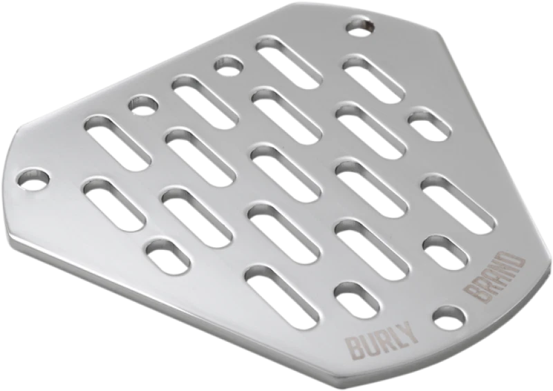 Burly Brand Hex Faceplate MX Chrome for Harley-Davidso N Air Cleaner 2014-2024