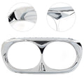 Chrome Headlight Bezel Scowl Outer Fairing for Harley Touring Road FLTR/X 98-13