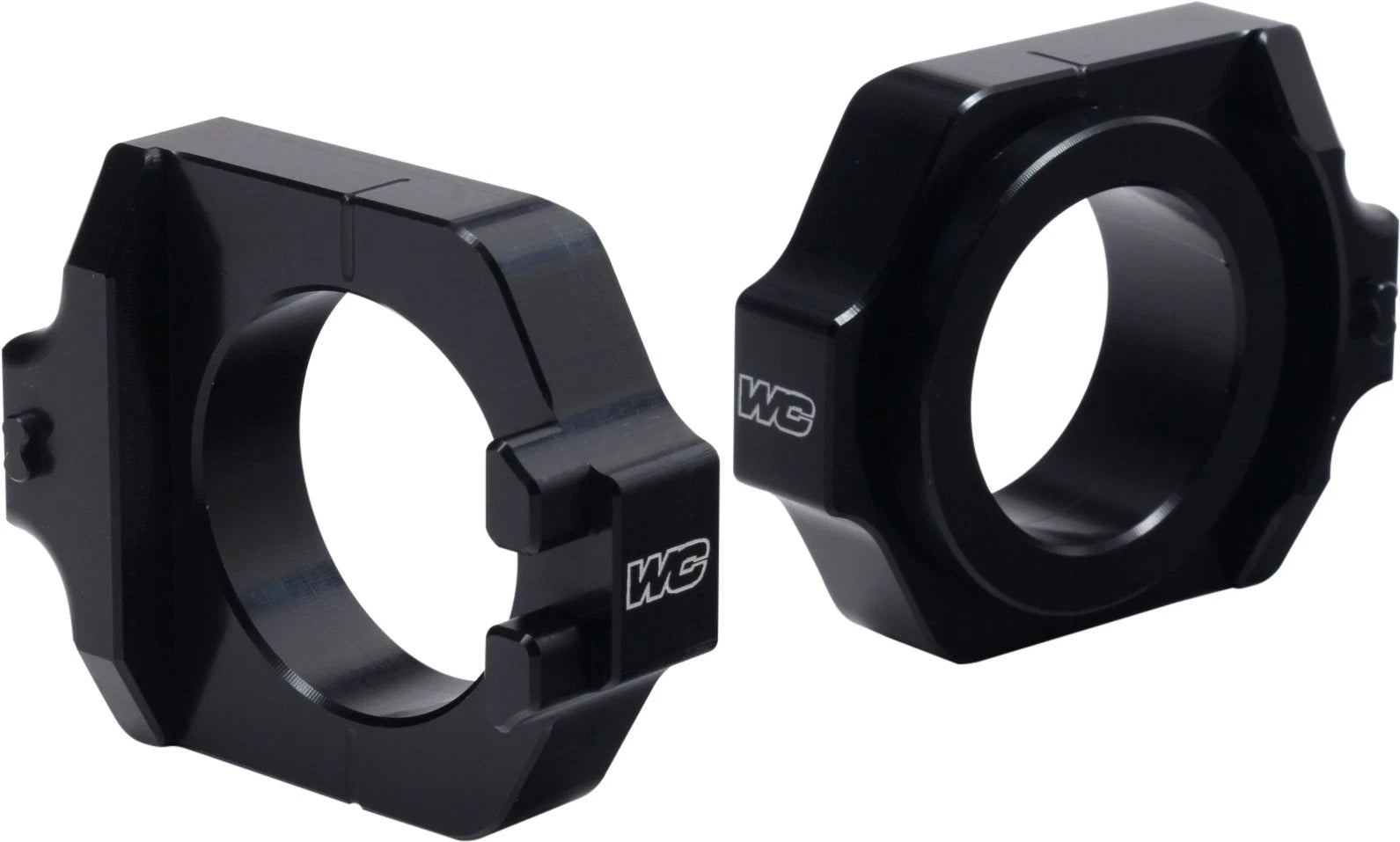 WORKS Axle Blocks Elite Hon Black for Honda CRF250R & CRF450R 2002-2008
