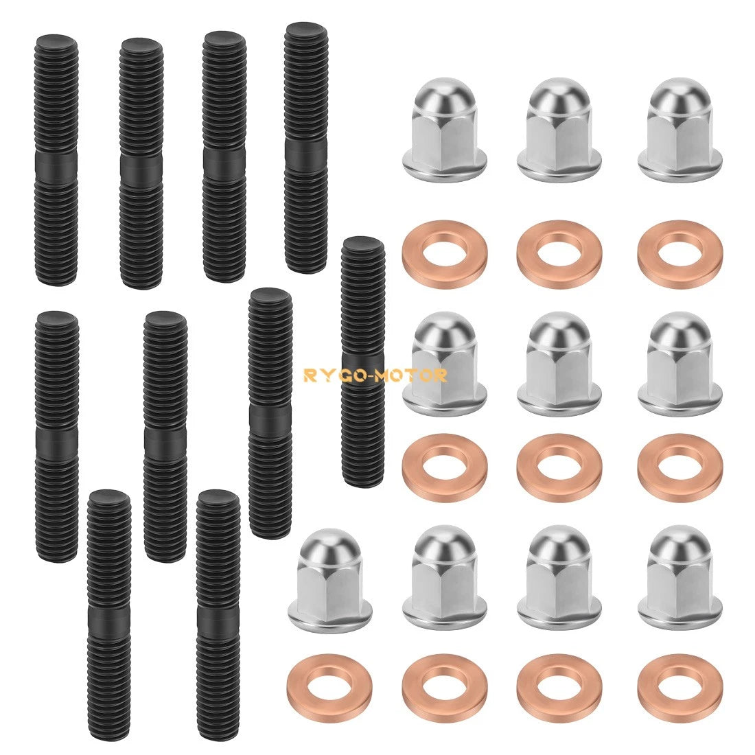 Cylinder Head Studs Kit Acorn Nuts & Washers for Yamaha Banshee 350 YFZ350 87-06