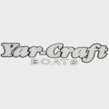 Yar-Craft Boat Raised Decal Sticker - White Silver Black