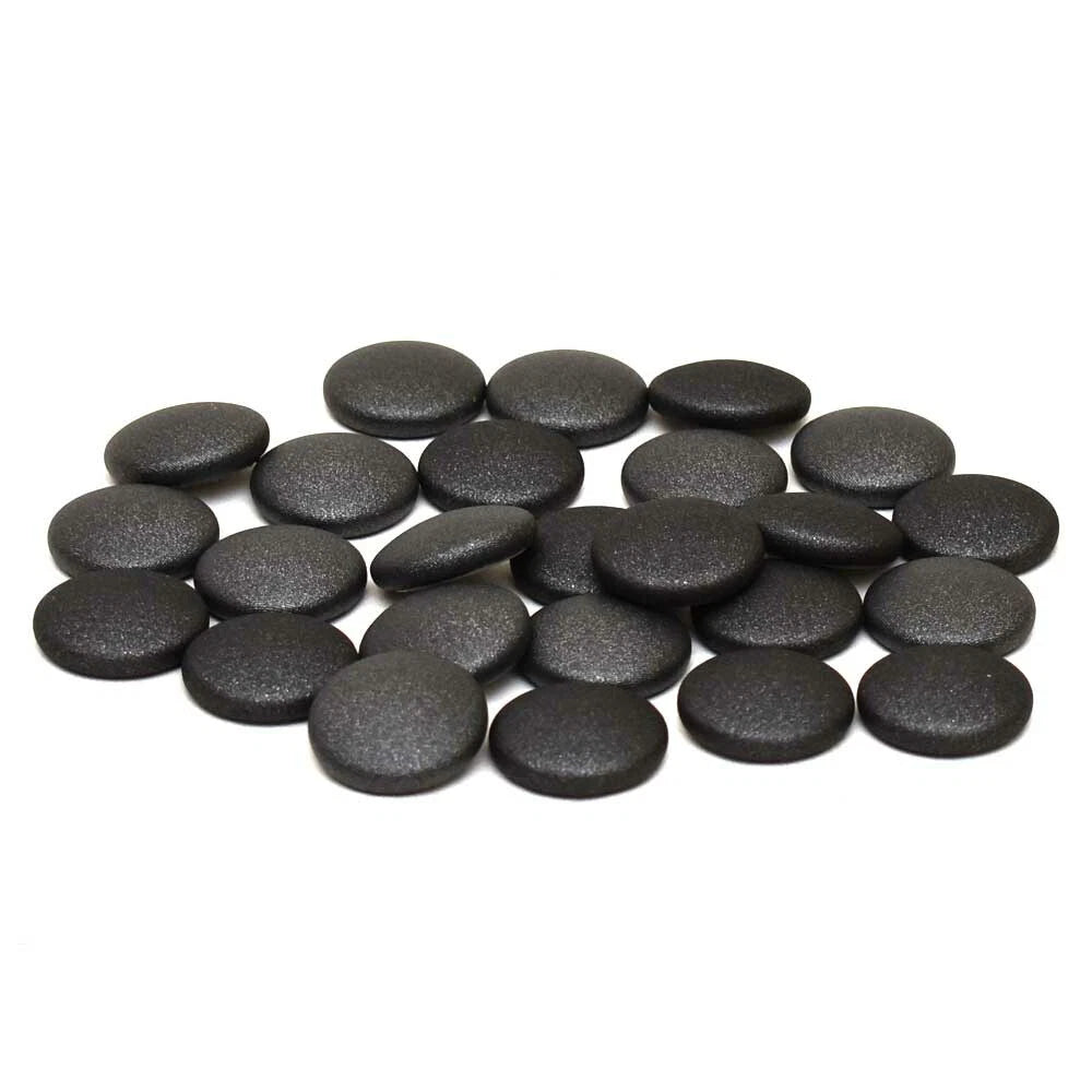 Lund Boat Seat Button Snap Covers 2096526 - Metallic Gray 3/8 Inch (set of 25)