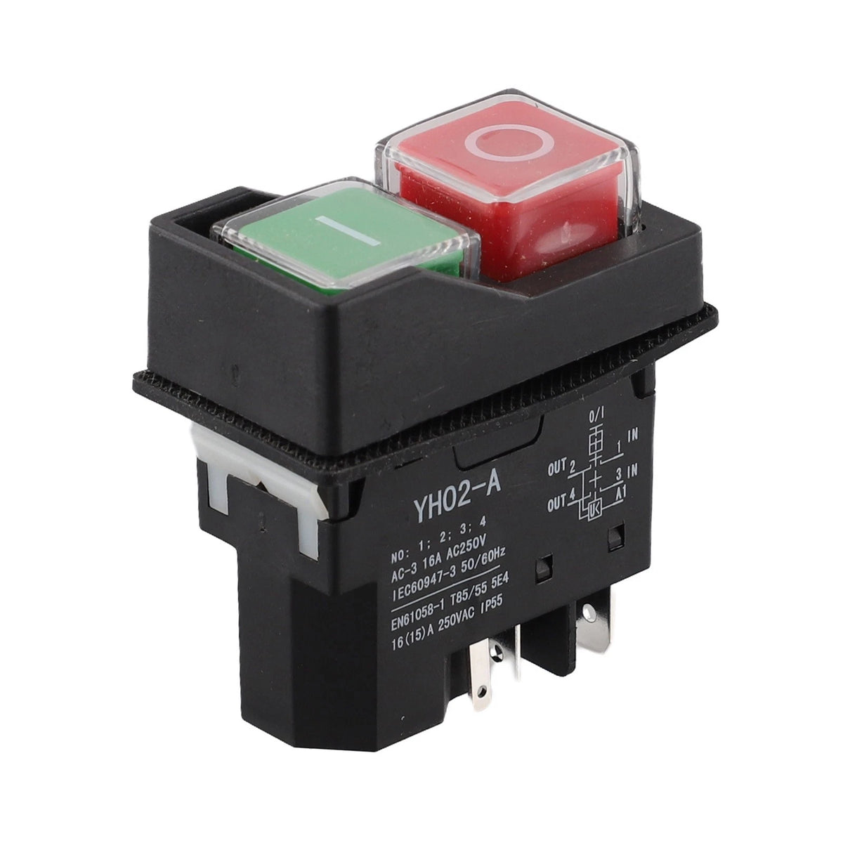 5Pin Waterproof Pushbutton Switch for Industrial Tools for KLD28A for YH02A