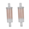 2x 3/8" Inline Fuel Filter for Mercury Outboard Johnson Evinrude 802128A1 398319