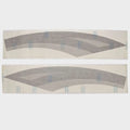 Premier Boat Graphic Hull Decal 30003555 - Brown Silver (set of 2)