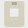 Tiara Boat Blank Panel 3240388 - Shore Power Aluminum 4 1/2 X 3 1/2 in