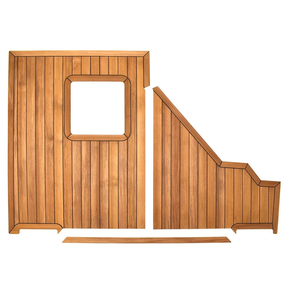 Cobalt Boat Cockpit Flooring 407301 - A36 2020 Teakwood (3 PC)