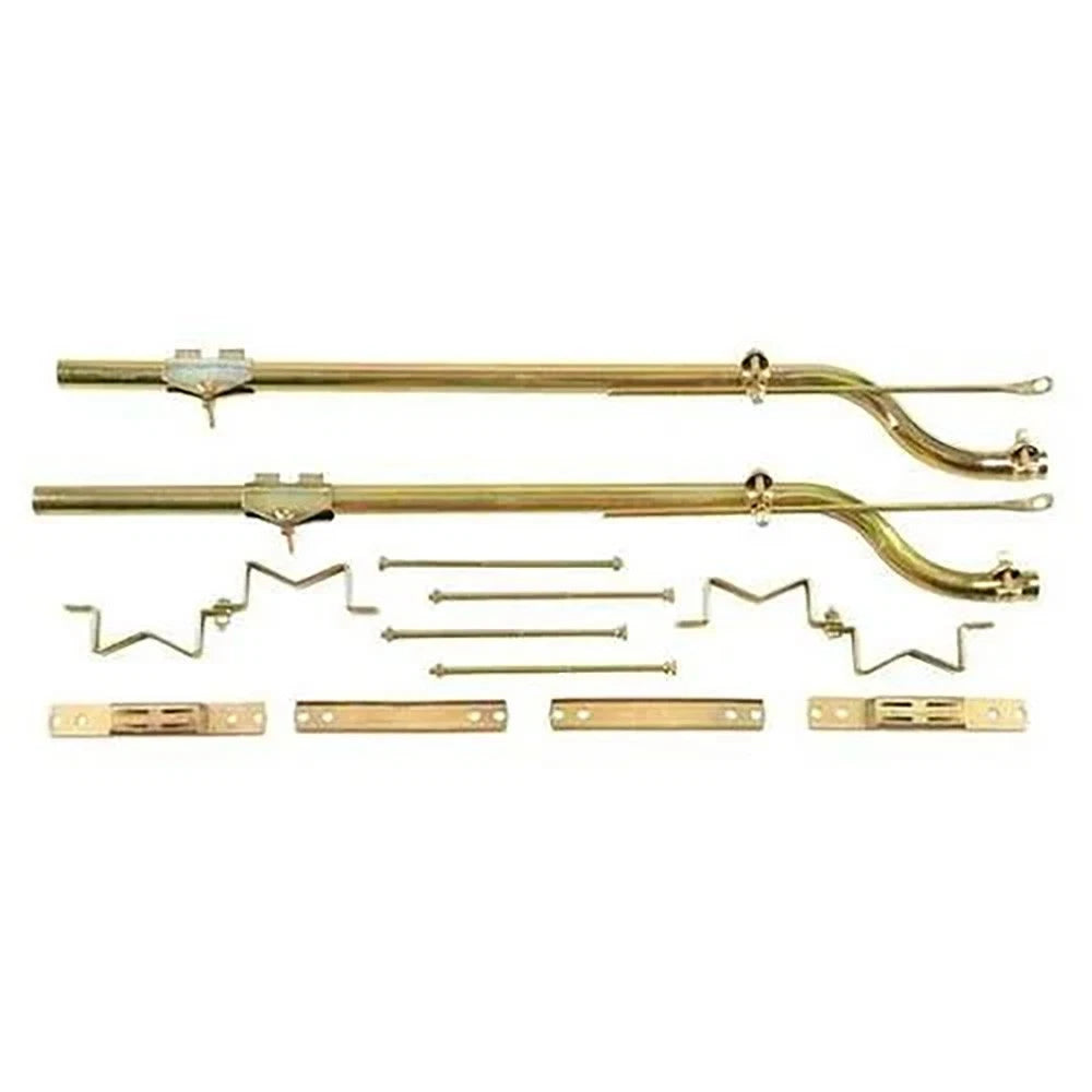 6A217 Universal Tractor AXLE Mount Bracket Set for 40" or 48" Buggy Top