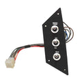 Crestliner Boat Toggle Switch Panel 2339592 - Bass Hawk Black Acrylic