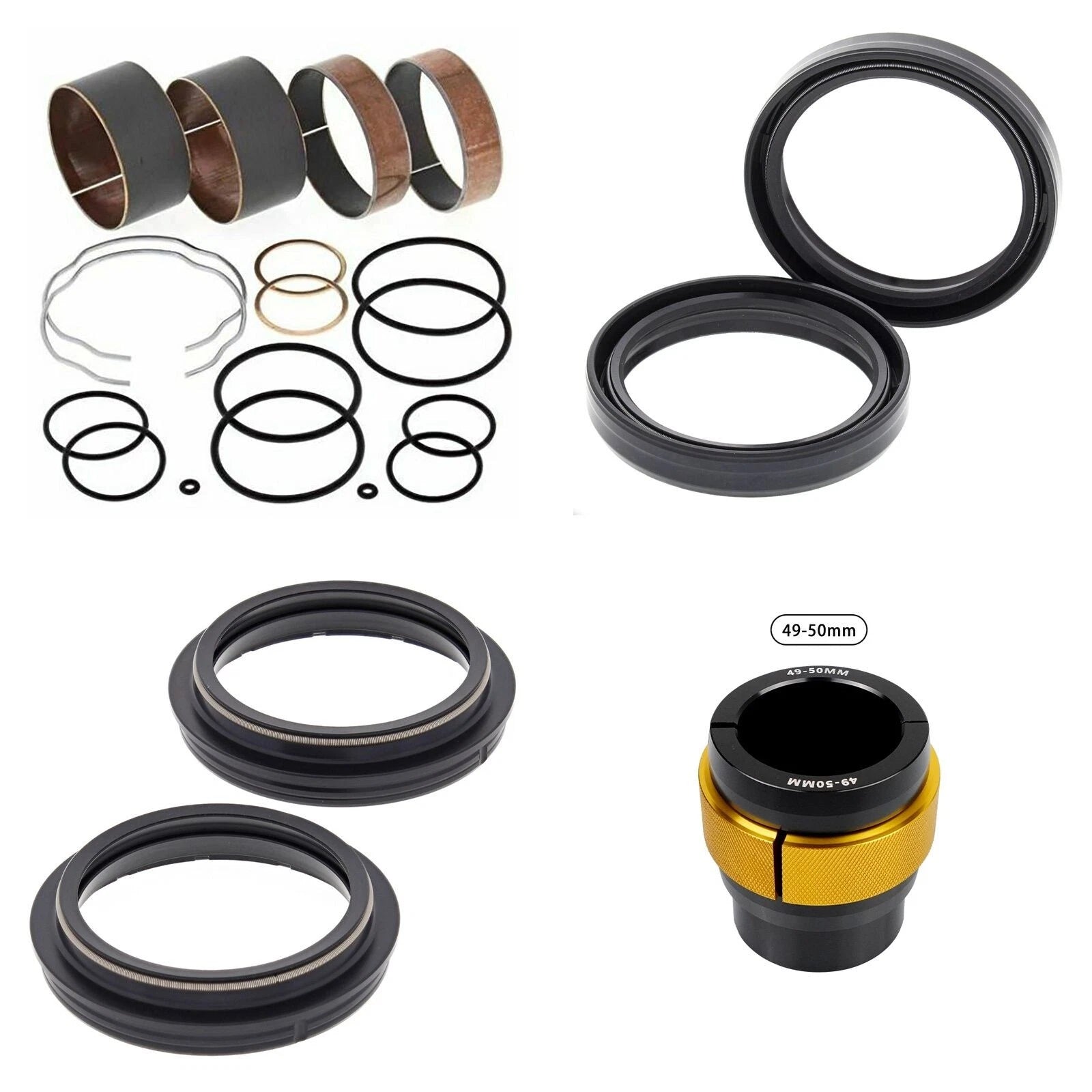 Complete Front Fork Rebuild Kit for Suzuki DRZ400E 2000-2025 with Driver